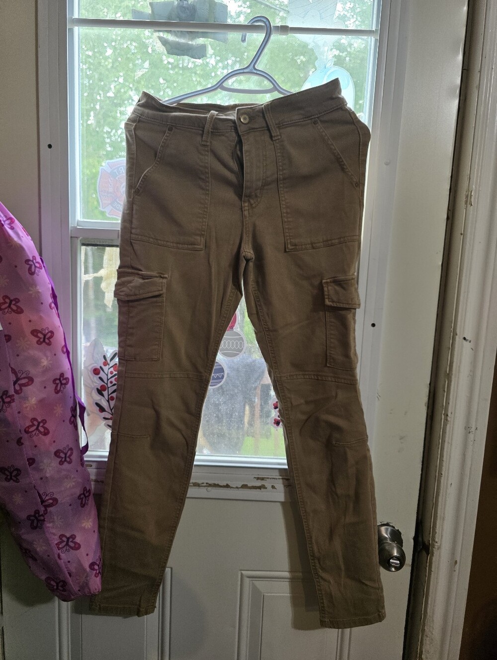 Men's Brown Brody Jeans Cargo Pants - Slim Fit